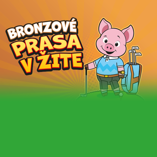 Bronzové prasa v žite